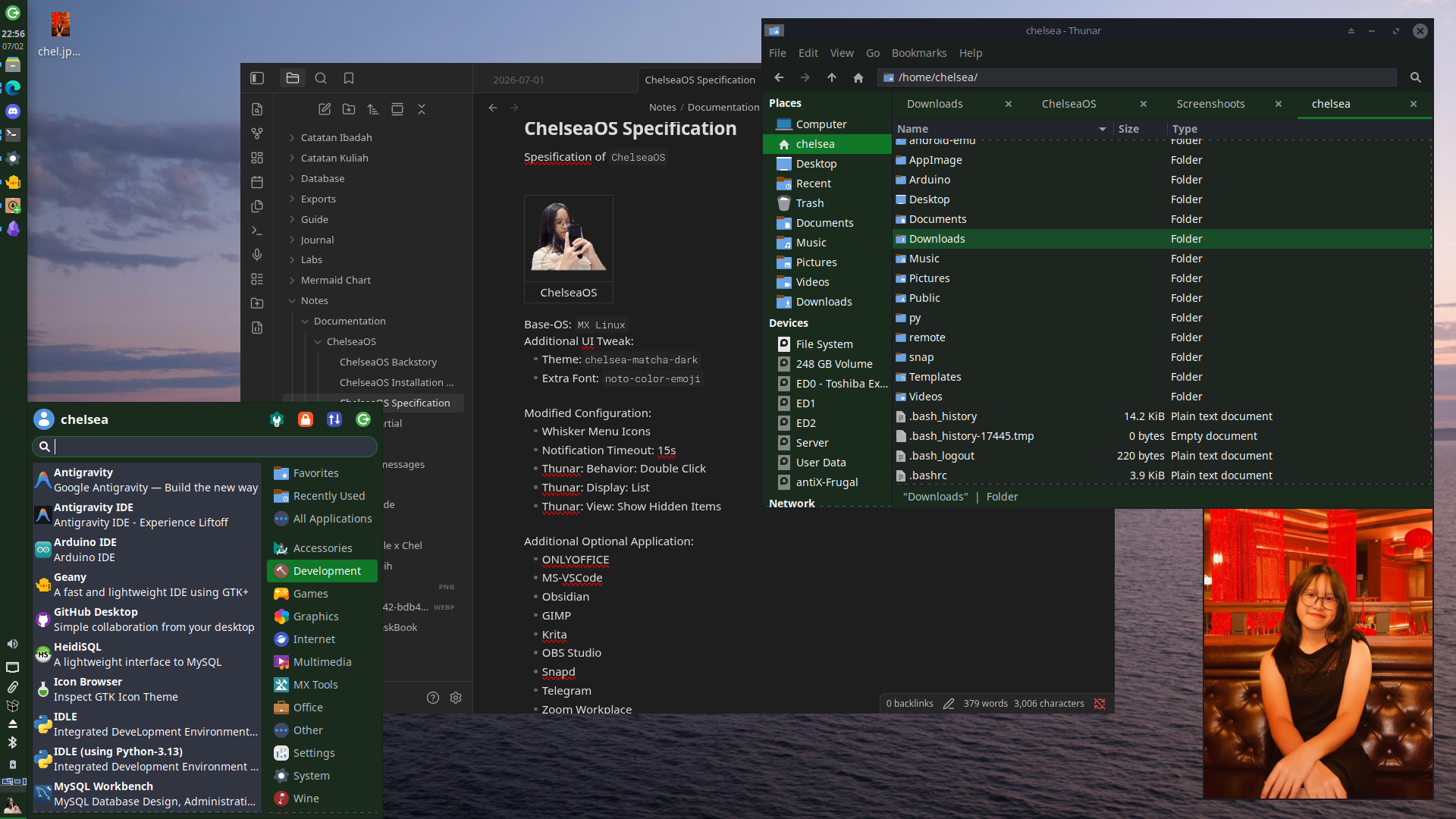 ChelseaOS Screenshot